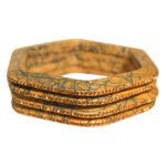 Rajasthani Handmade Lahariya Bangdi with Beautiful Diamond Color