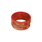 Rajasthani Handmade Lac Chura Set Red Color festive wear