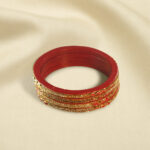 Handmade Lac Rajasthani Red Bangles festive wear - Image 2