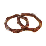 Rajasthani Handmade Lac Bangdi set Wine color - Image 4