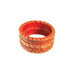 Rajasthani Handmade Lac Chura set festive wear Red color