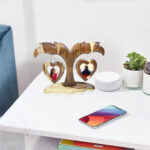 Sheesham Wood Decor Double Photo Frame - Image 2