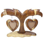 Sheesham Wood Decor Double Photo Frame