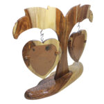 Sheesham Wood Decor Double Photo Frame - Image 3