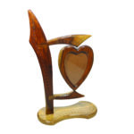 Handcrafted Solid Wood Decor Photo Frame - Image 2