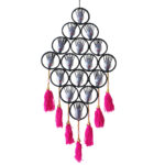 Diagonal Shapped Wool Wall Hanging