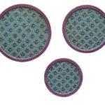 The Bloom - MDF Wooden Wall Plates - Set of 3 - Image 2