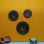 Village Art Wooden Wall Plates