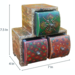wooden jewellery box - Image 3