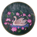 Lily Pond - Creative Multicolour Wooden Wall Decor Plate - Image 2