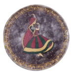 Dance of Joy - Multicolour Wooden Wall Plate - Image 2