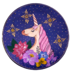 Dreamland - Artistic Multicolour Wooden Wall Decor Plate - Image 2
