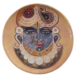 Krishna - Decorative Wooden Wall Plate - Image 2