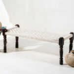 Wooden Handwoven Charpai Bench