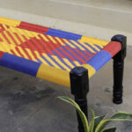 multicolour bench