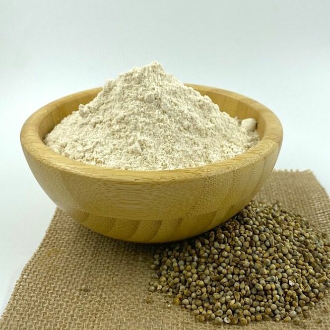 organic bajra flour.