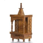 Single Dom Sheesham Wooden Pooja Mandir for Home Big Size