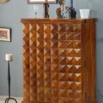 Bowley Wooden Bar Cabinet for Home with Storage